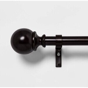ROD ONLY Threshold Oil Rubbed Bronze Finish Curtain Rod 36” to 66" Long